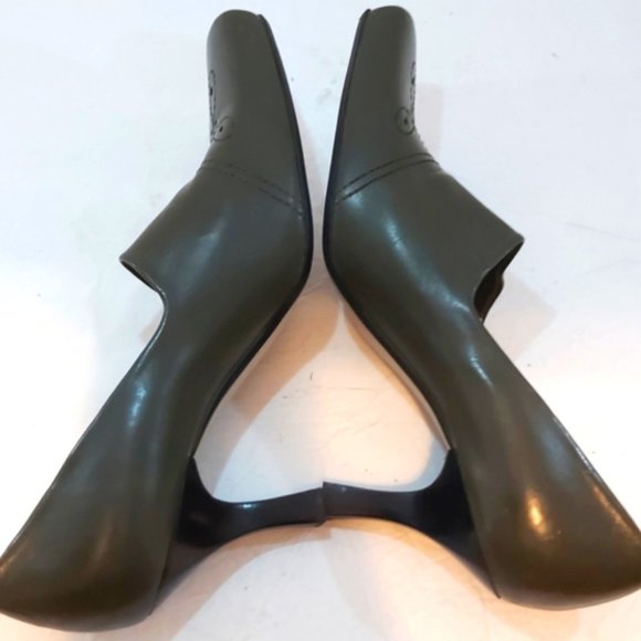 PAOLO CORELLI | Women's Square Toe Heels Green Size 8 - Picture 6 of 9